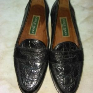 Cole Haan Auth.🐊Gator loafers💯🐊